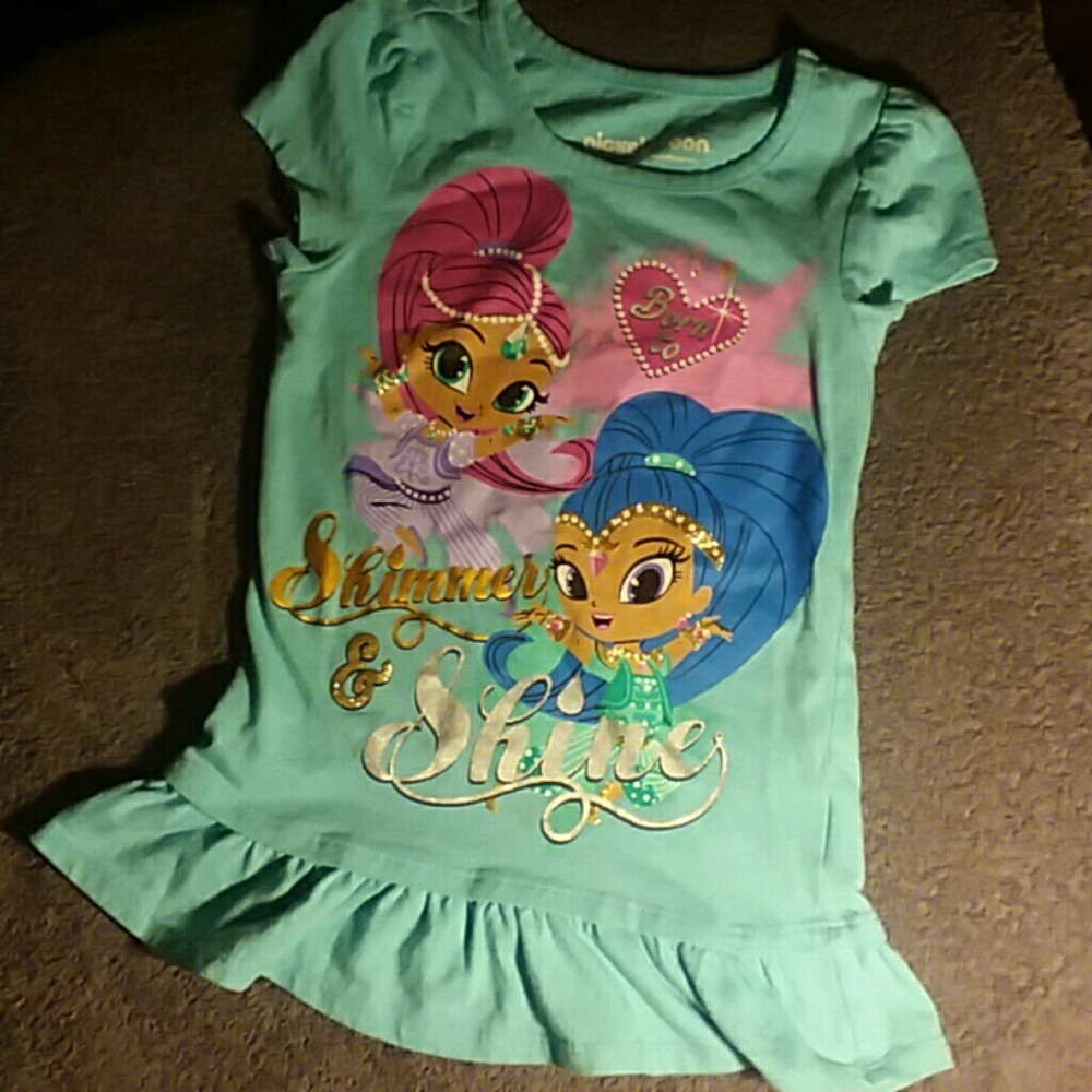 Nickelodeon Shimmer and Shine tee Size 5T